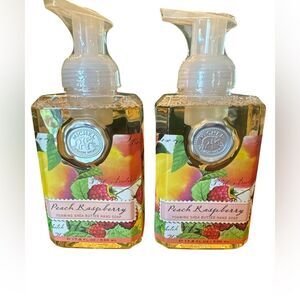 Michel Design Works Foaming Shea Butter Hand Soap Peach Raspberry 17.8oz (2)